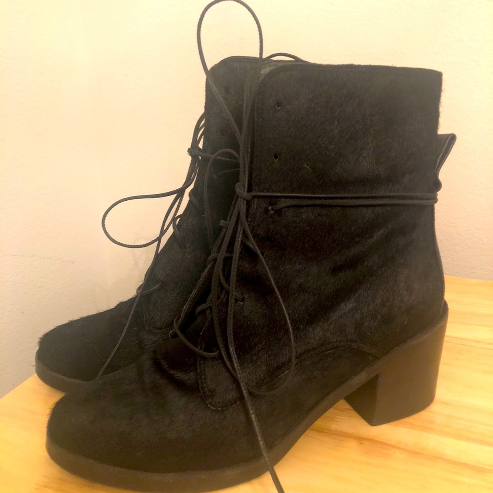 Ugg cowhide boots size 10